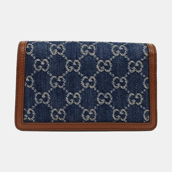 Dionysus Super Mini Monogram Denim Blue