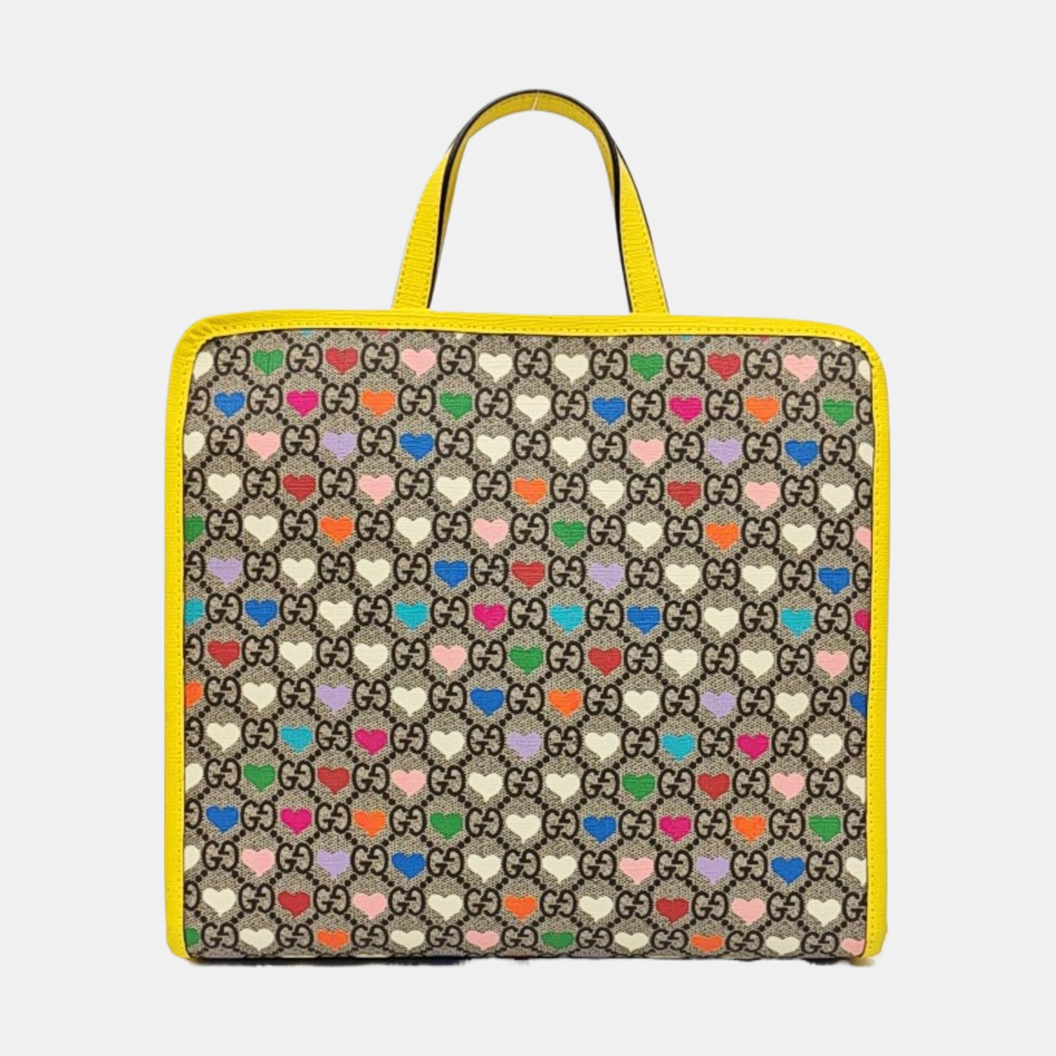 Children’s GG Bucket Monogram Coated Canvas Beige