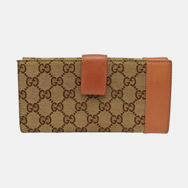 Monogram Canvas Wallet Brown