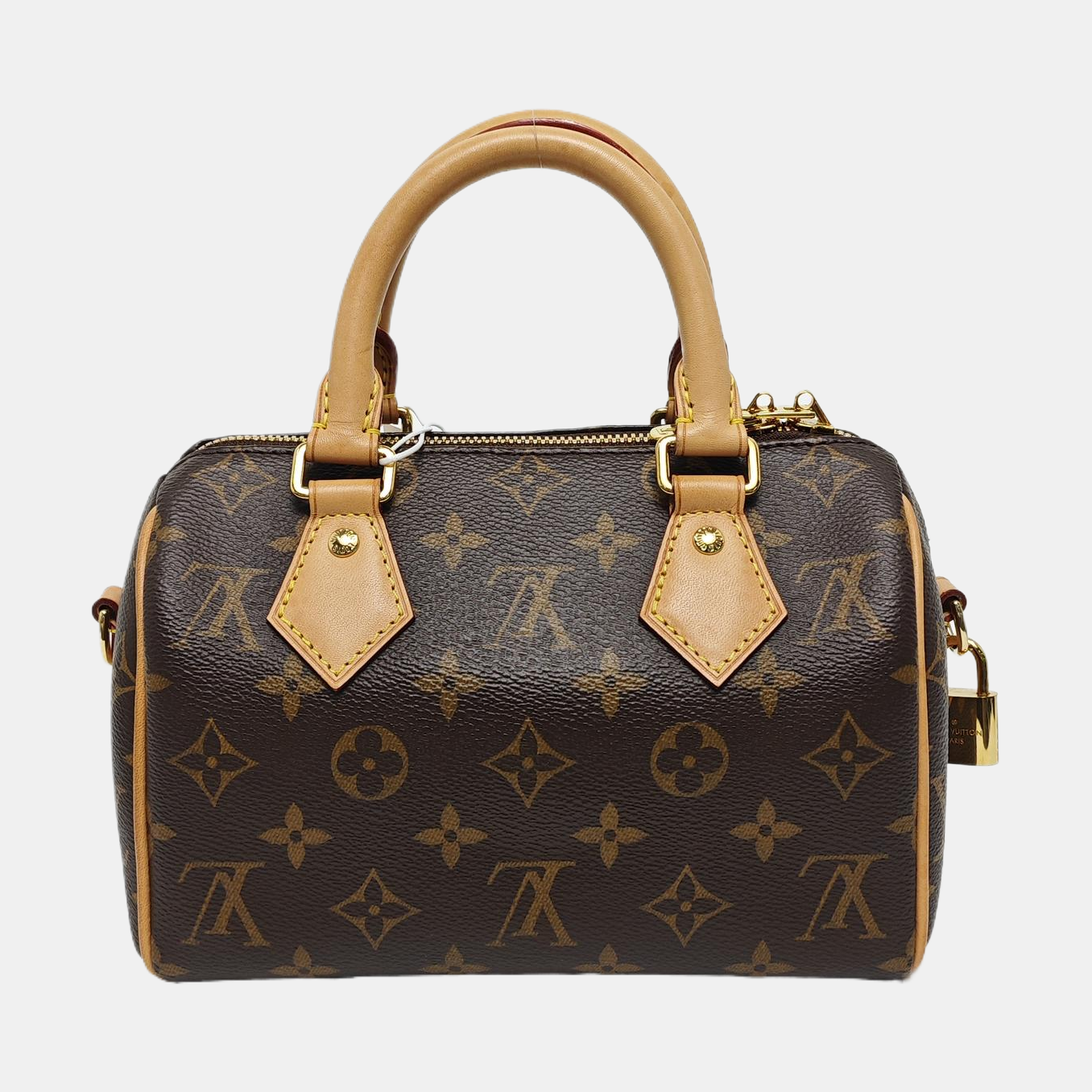 SPEEDY 20 Monogram Coated Canvas Brown