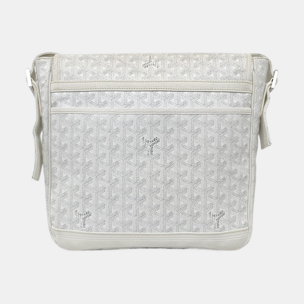 Belvedere Coated Canvas White
