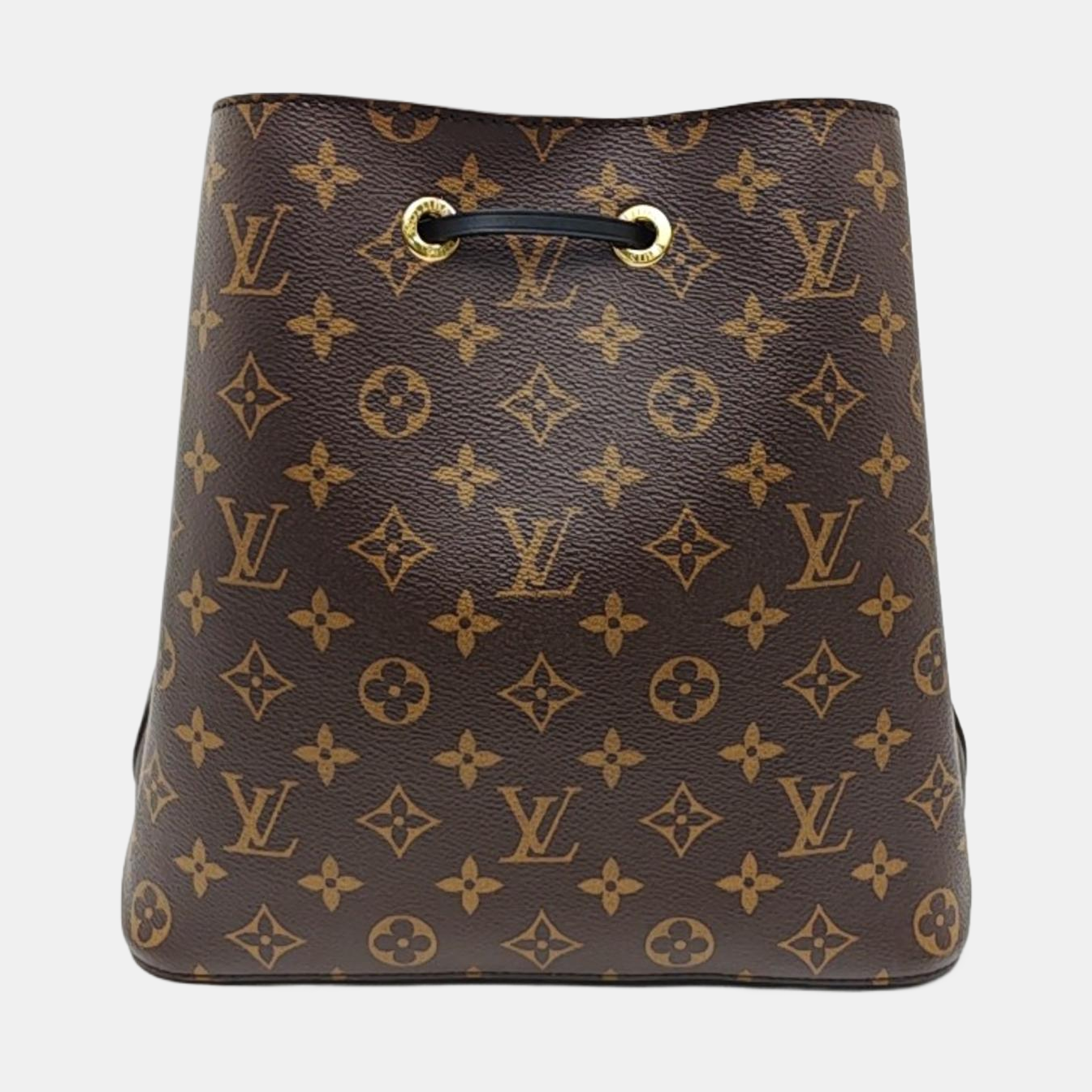 NÉONOÉ MM Monogram Coated Canvas Brown