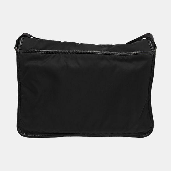 Vela Messenger Bag Fabric Black