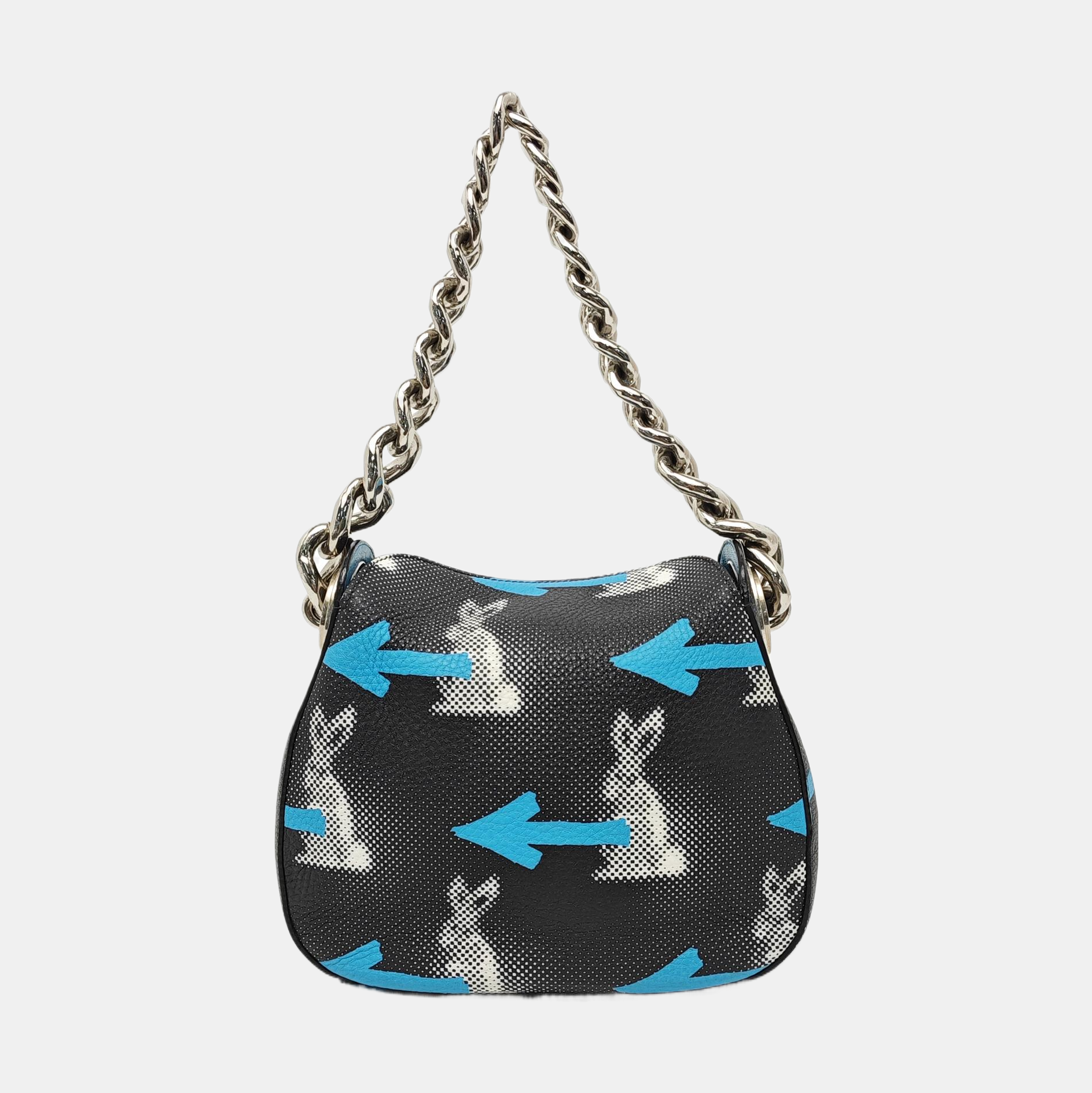 Calfskin Top Handle Bag Black