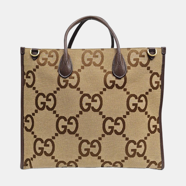 Jumbo Monogram Canvas Beige