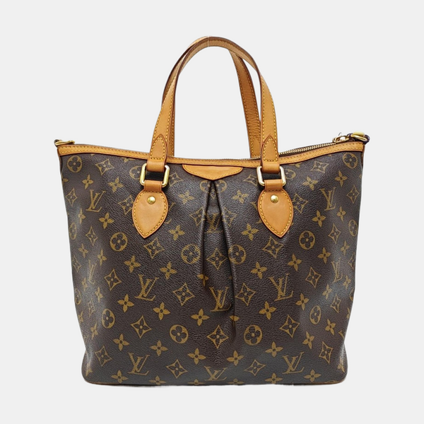 PALERMO PM Monogram Coated Canvas Brown
