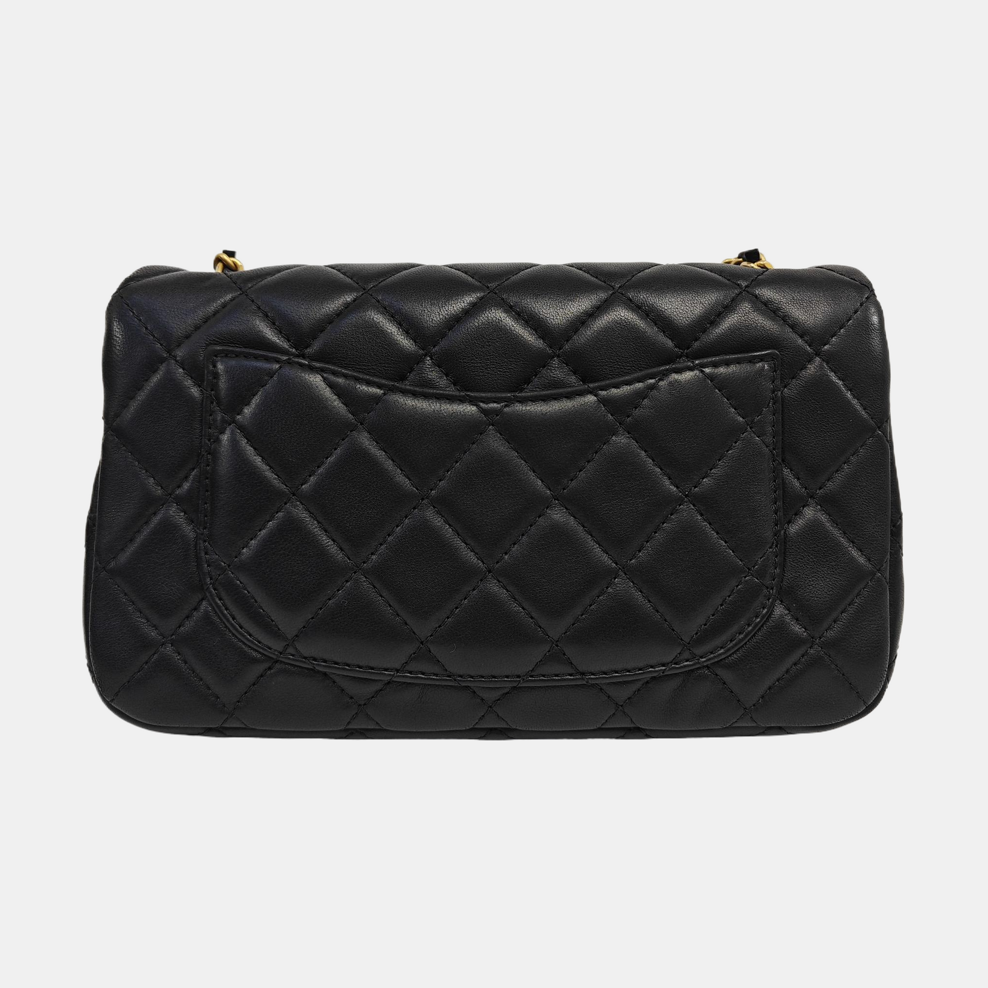CLASSIC FLAP Mini Quilted Lambskin Black