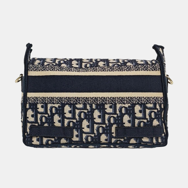 Diorcamp Small Oblique Canvas Blue