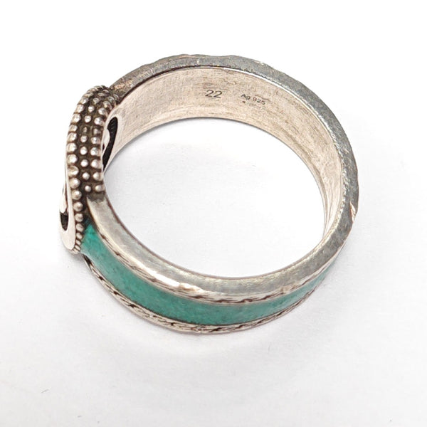 Interlocking G 925 Sterling Silver Ring EU 62