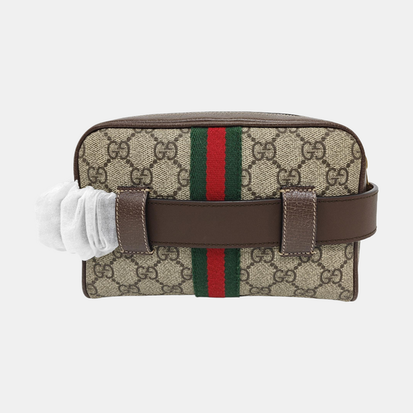 Authenticated pre-owned  Ophidia Small Monogram Coated Canvas Beige - Belt Bag at Looply