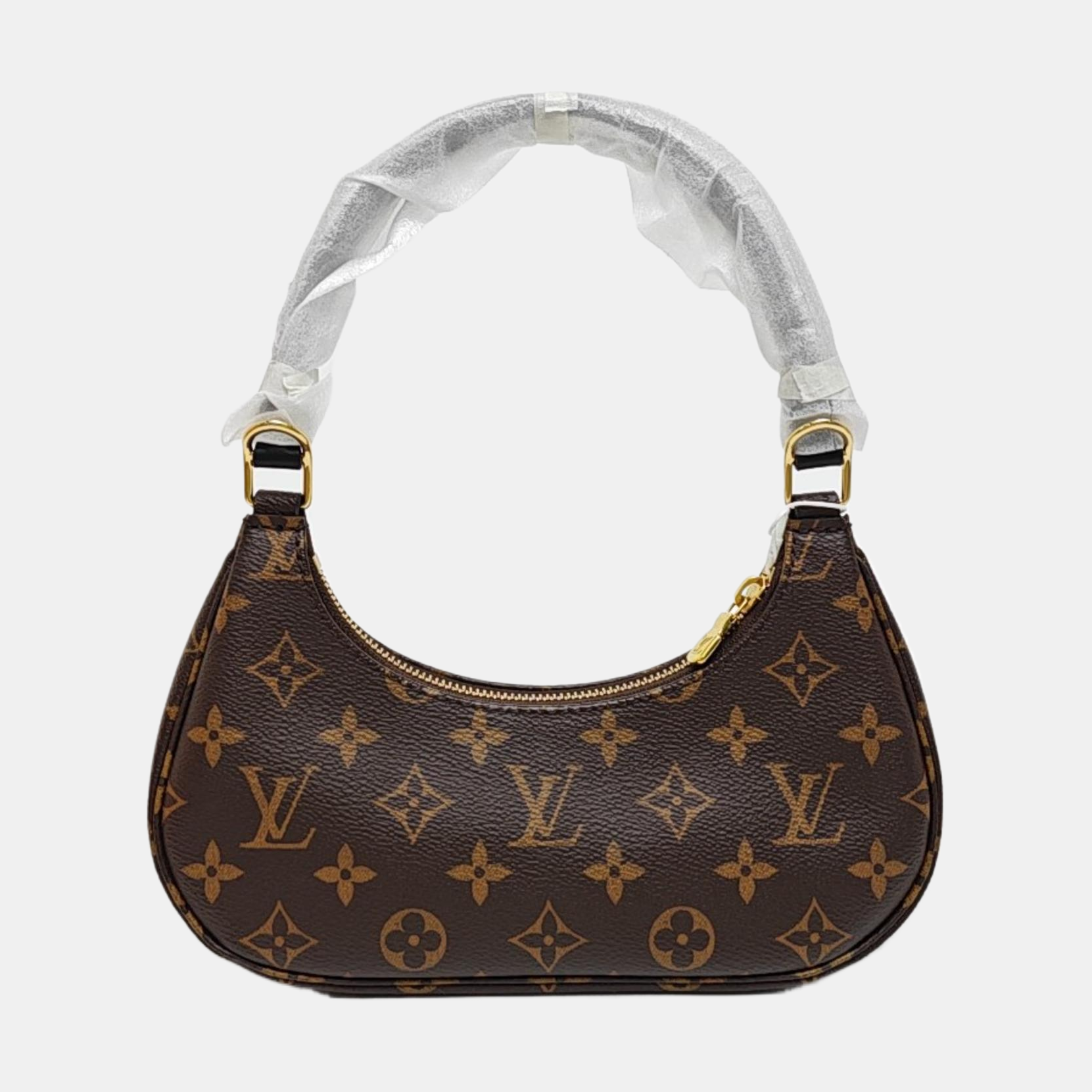 CATCHY PM Monogram Coated Canvas Brown