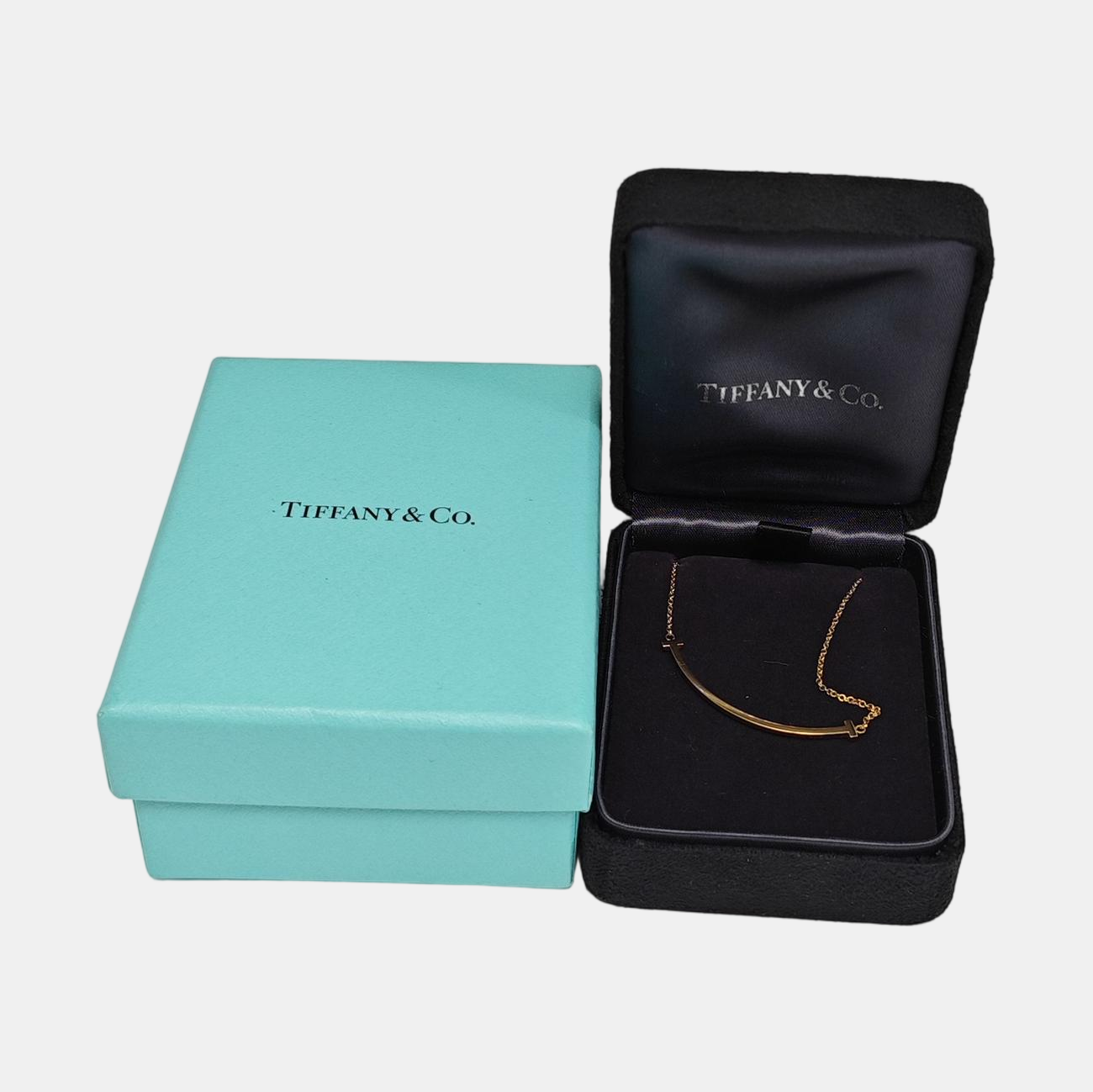 Tiffany T 18k Rose Gold Necklace