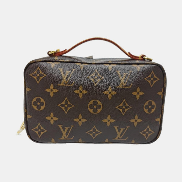 UTILITY Monogram Coated Canvas Brown