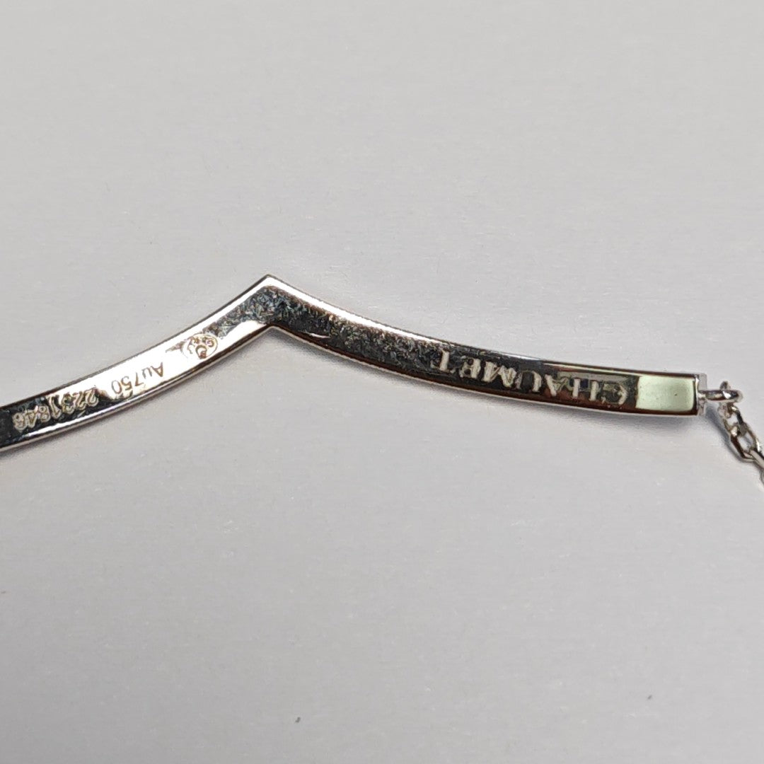 18k White Gold Silver Bracelet