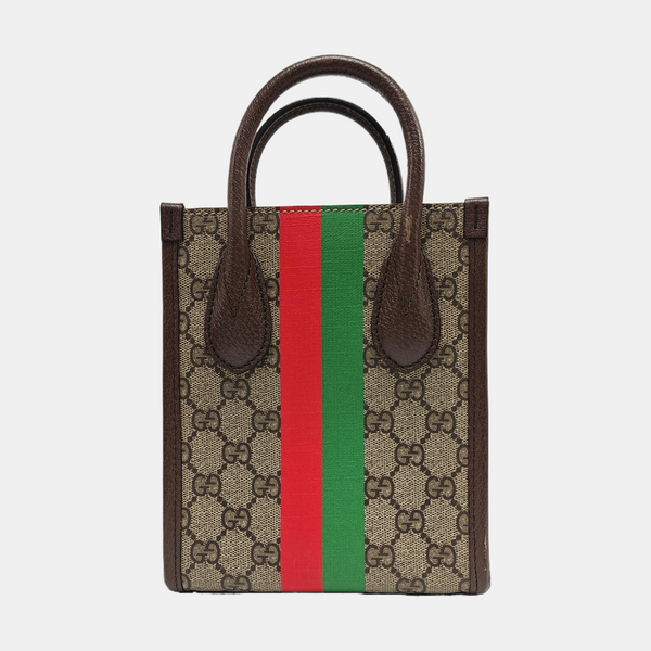 Retro Mini Monogram Coated Canvas Beige