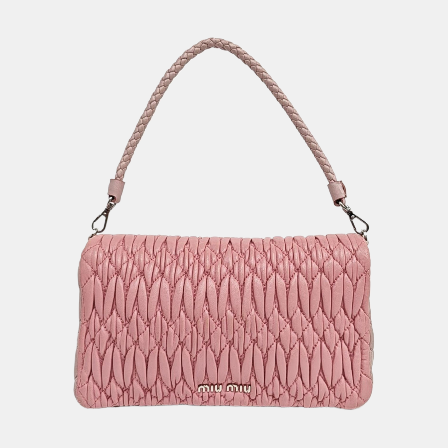 Crystal Quilted Lambskin Red