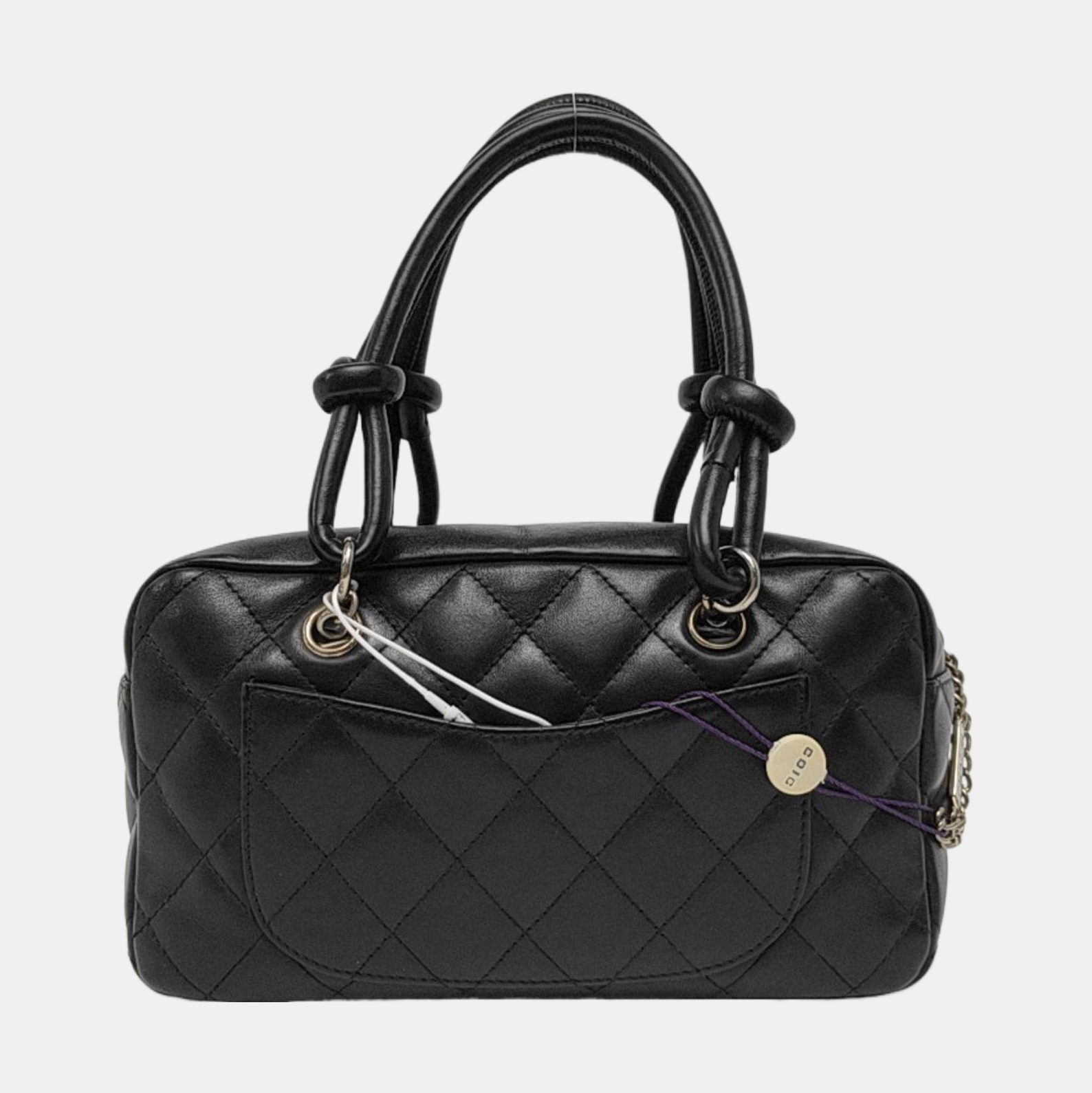 CAMBON Mini Quilted Calfskin Black