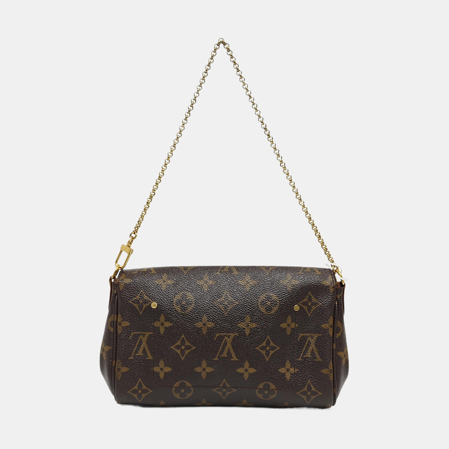 FAVORITE PM Monogram Coated Canvas Brown