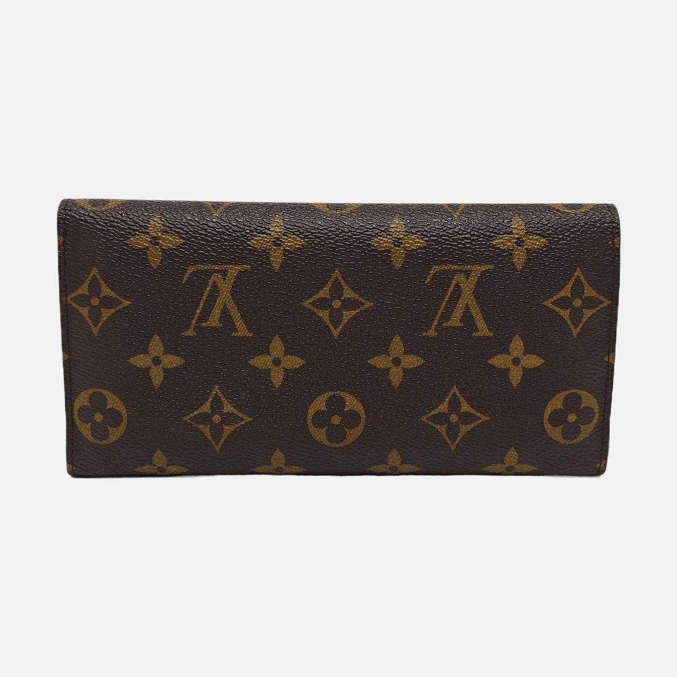 JOSÉPHINE Monogram Coated Canvas Brown Wallet