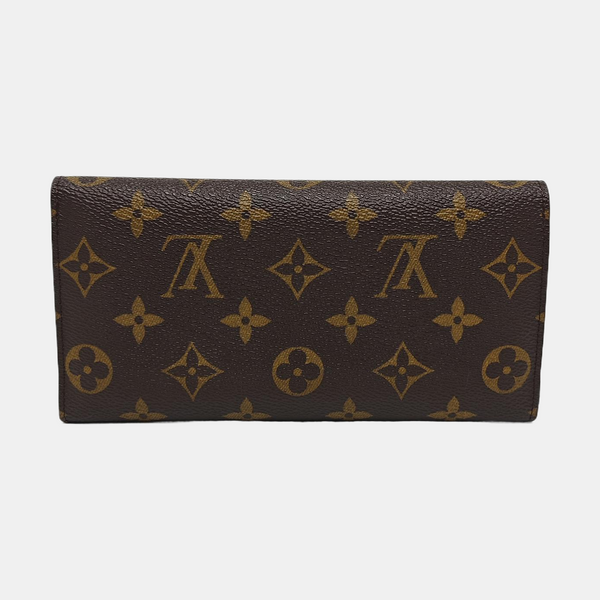 JOSÉPHINE Monogram Coated Canvas Brown Wallet