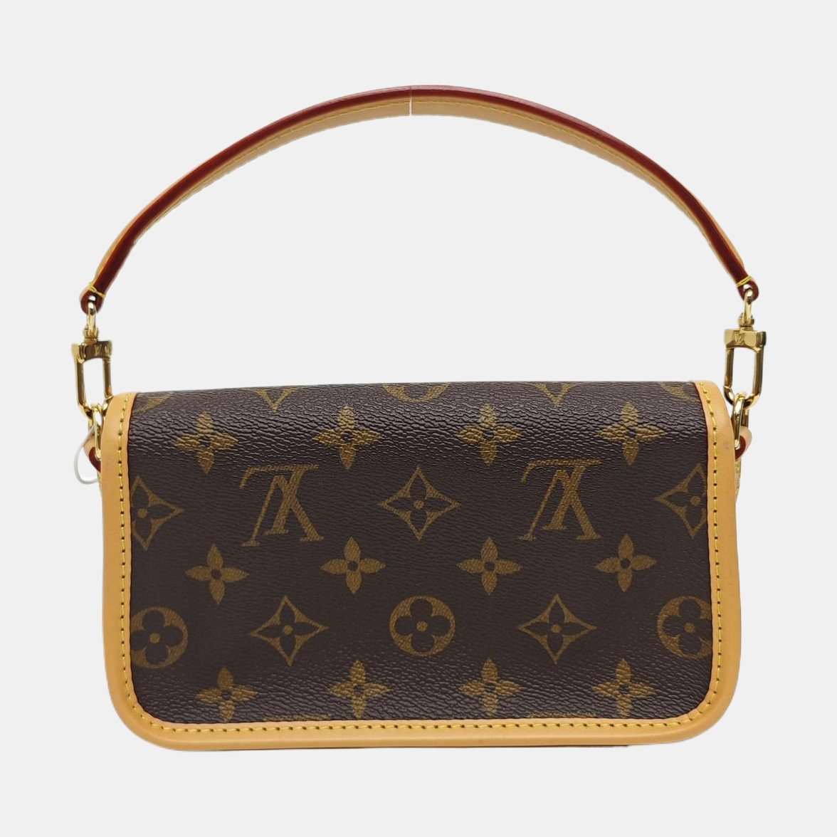DIANE Nano Monogram Coated Canvas Brown