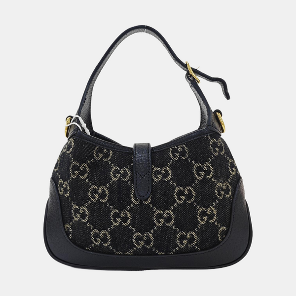 Jackie 1961 Mini Monogram Denim Black