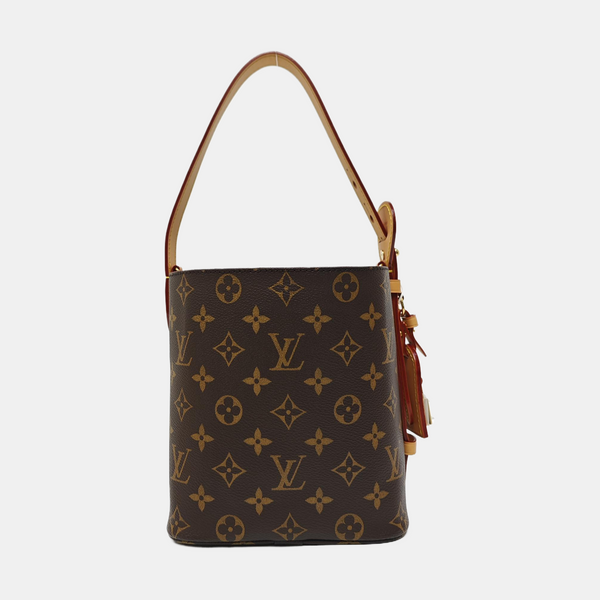 ALL IN Monogram Coated Canvas Brown