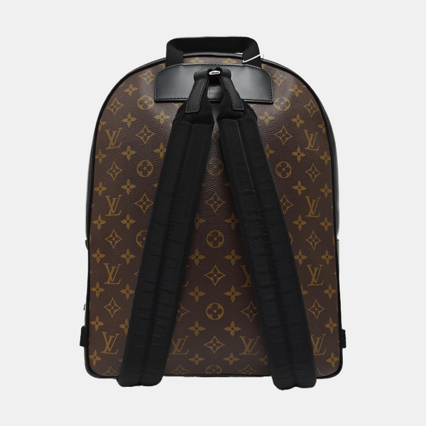 JOSH Monogram Coated Canvas Brown