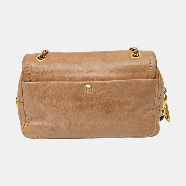 Calfskin Shoulder Bag Pink