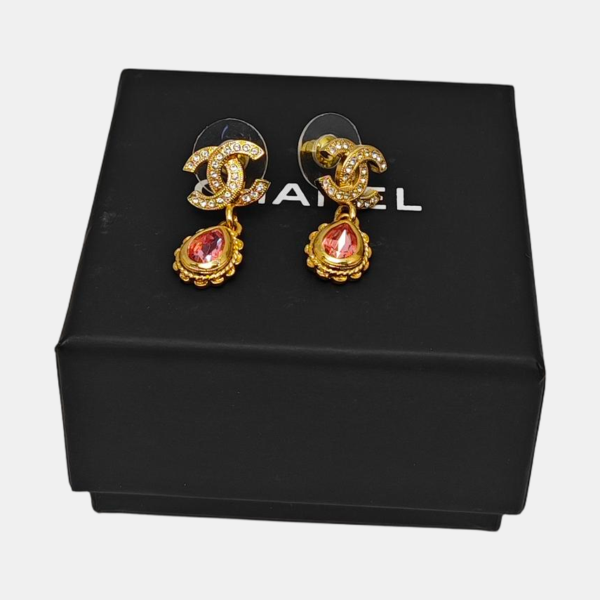 Metal Gold Stud Earrings