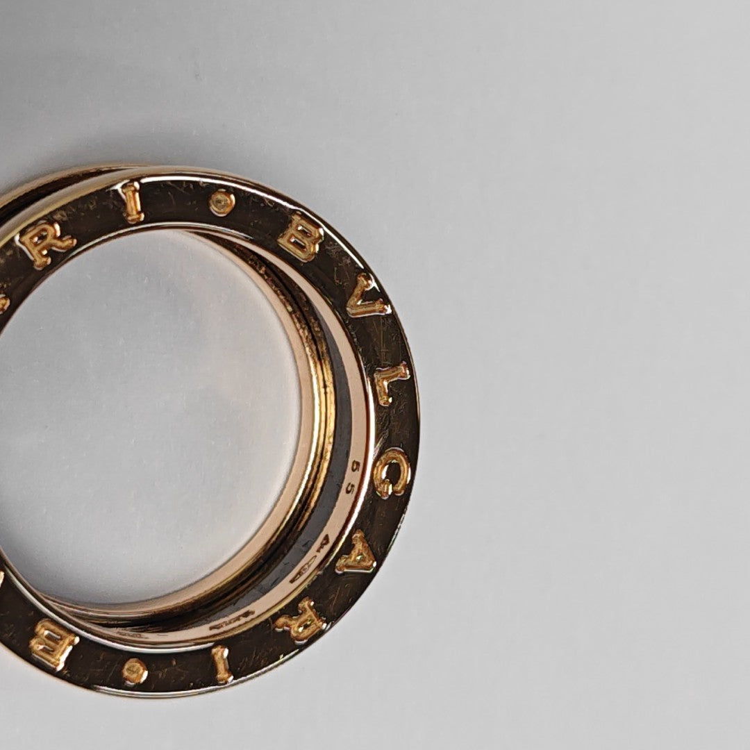B.ZERO1 18k Rose Gold Ring EU 55