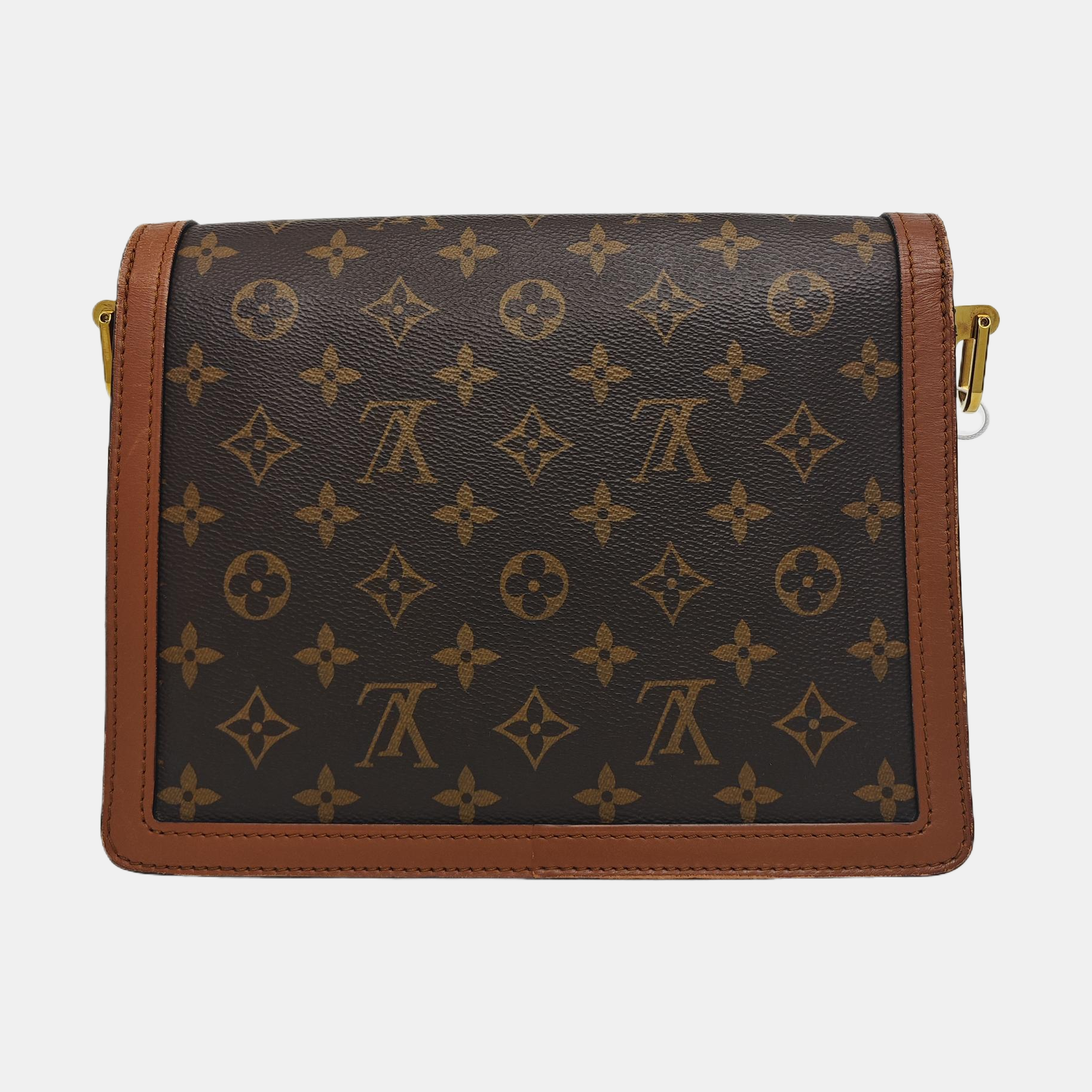 DAUPHINE MM Monogram Coated Canvas Brown