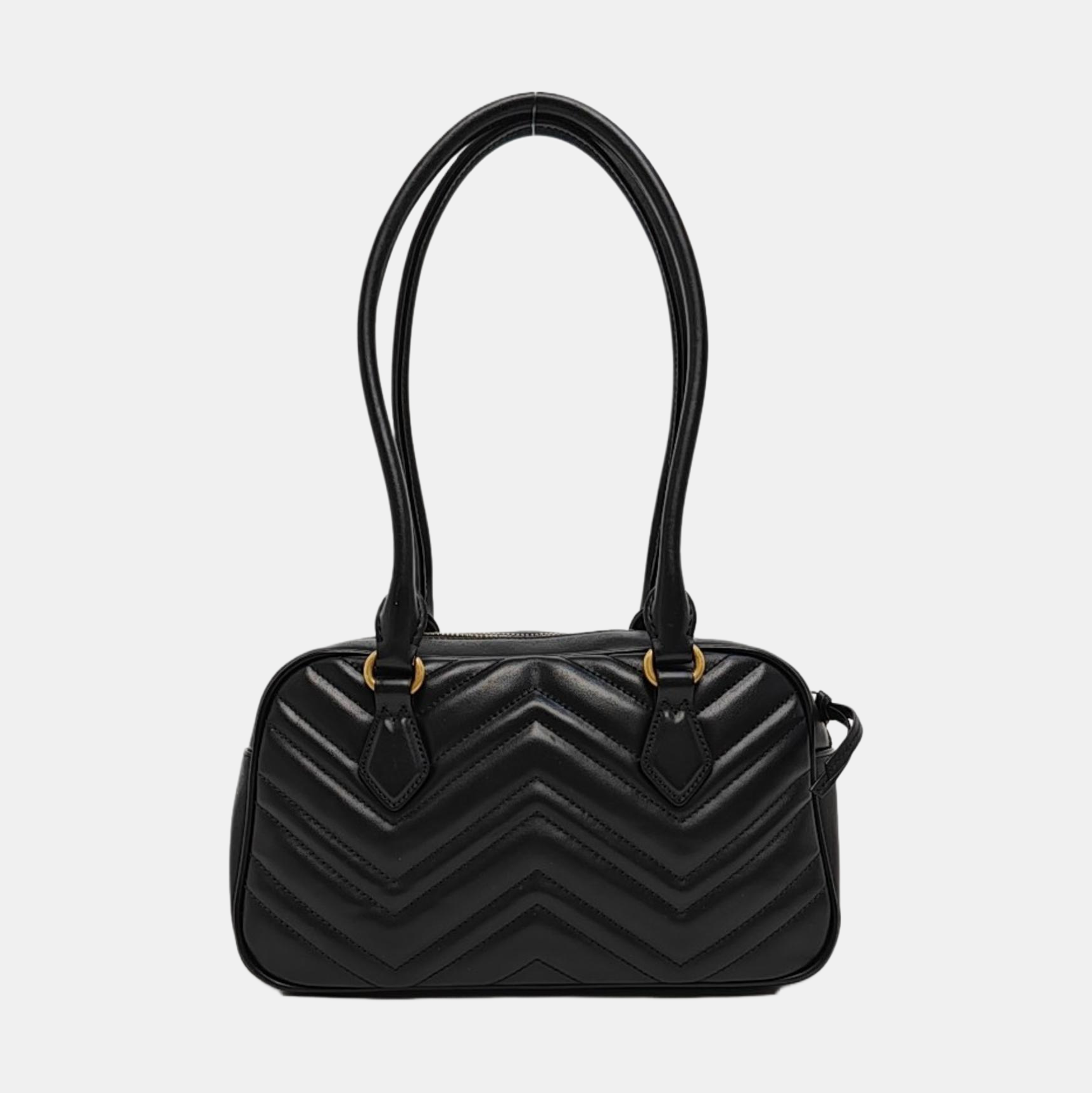 GG Marmont Small Quilted Calfskin Black