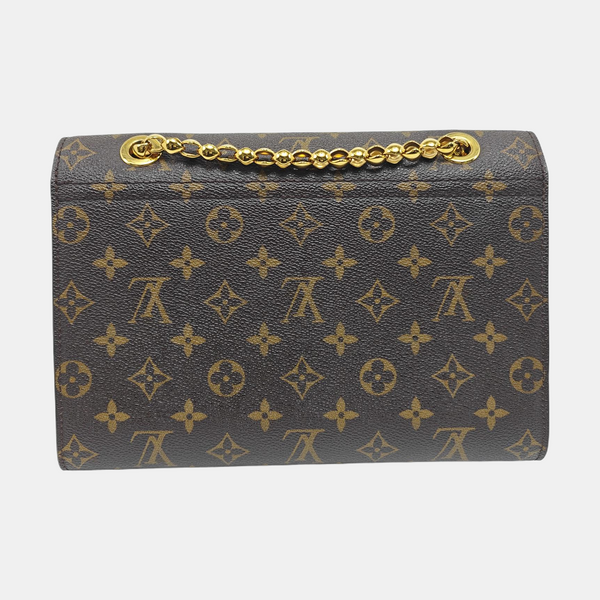 VICTOIRE Monogram Coated Canvas Brown
