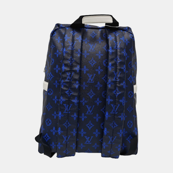 DISCOVERY PM Monogram Coated Canvas Blue