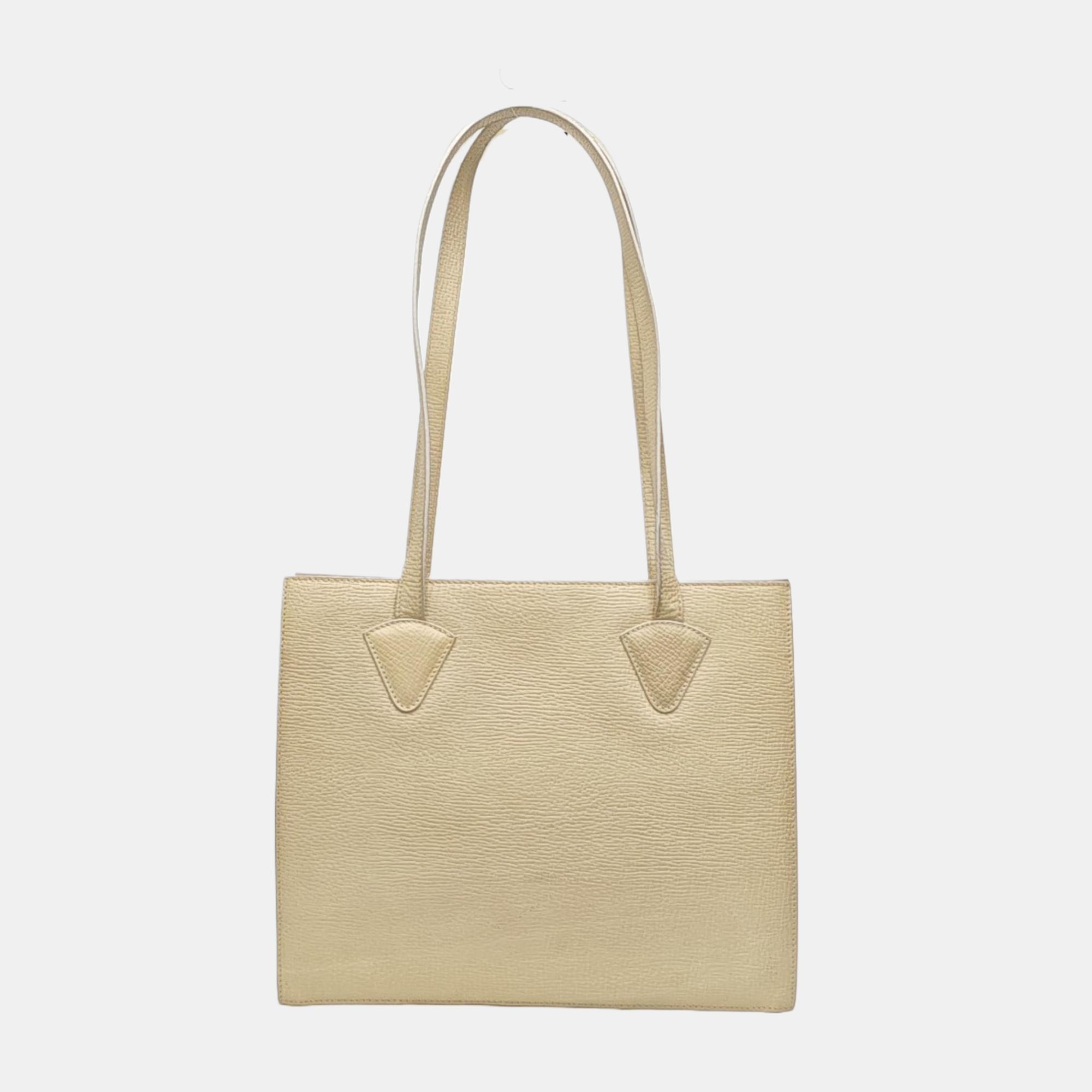 Calfskin Shoulder Bag Beige