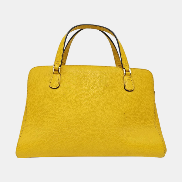 Calfskin Tote Bag Yellow