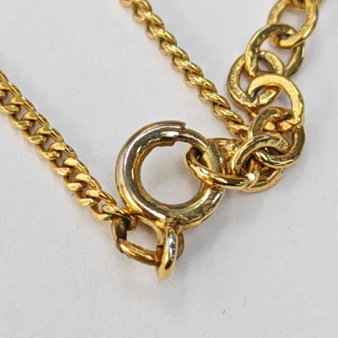 Petit CD Metal Gold Necklace