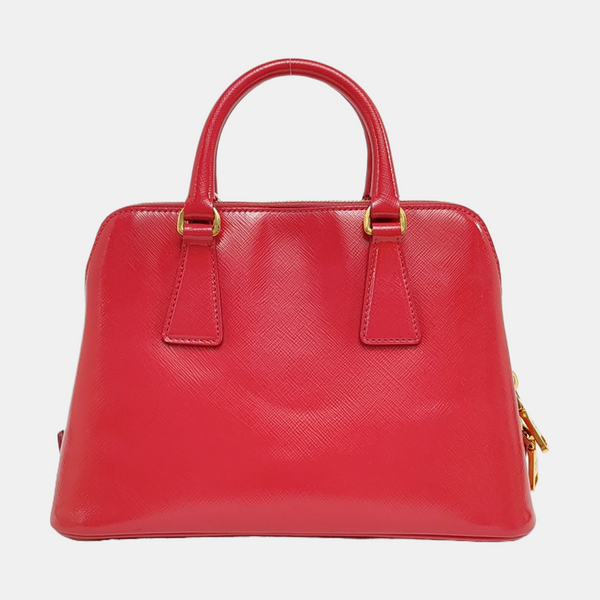Authenticated pre-owned  Promenade Small Saffiano Calfskin Red - Shoulder Bag at Looply