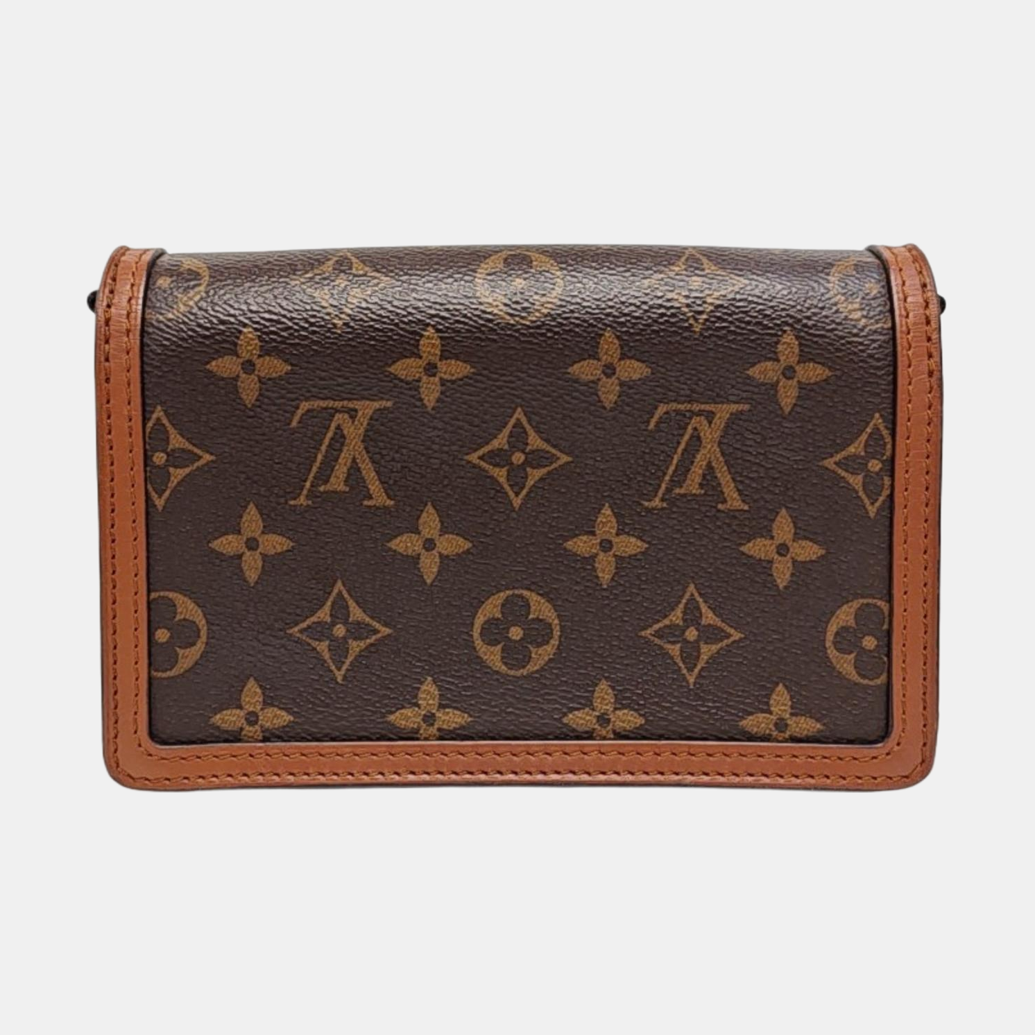 DAUPHINE WOC Monogram Coated Canvas Brown