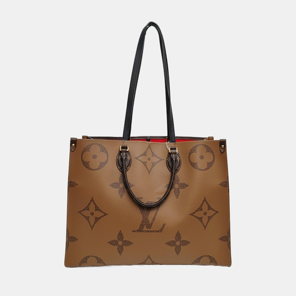ONTHEGO GM Monogram Coated Canvas Brown