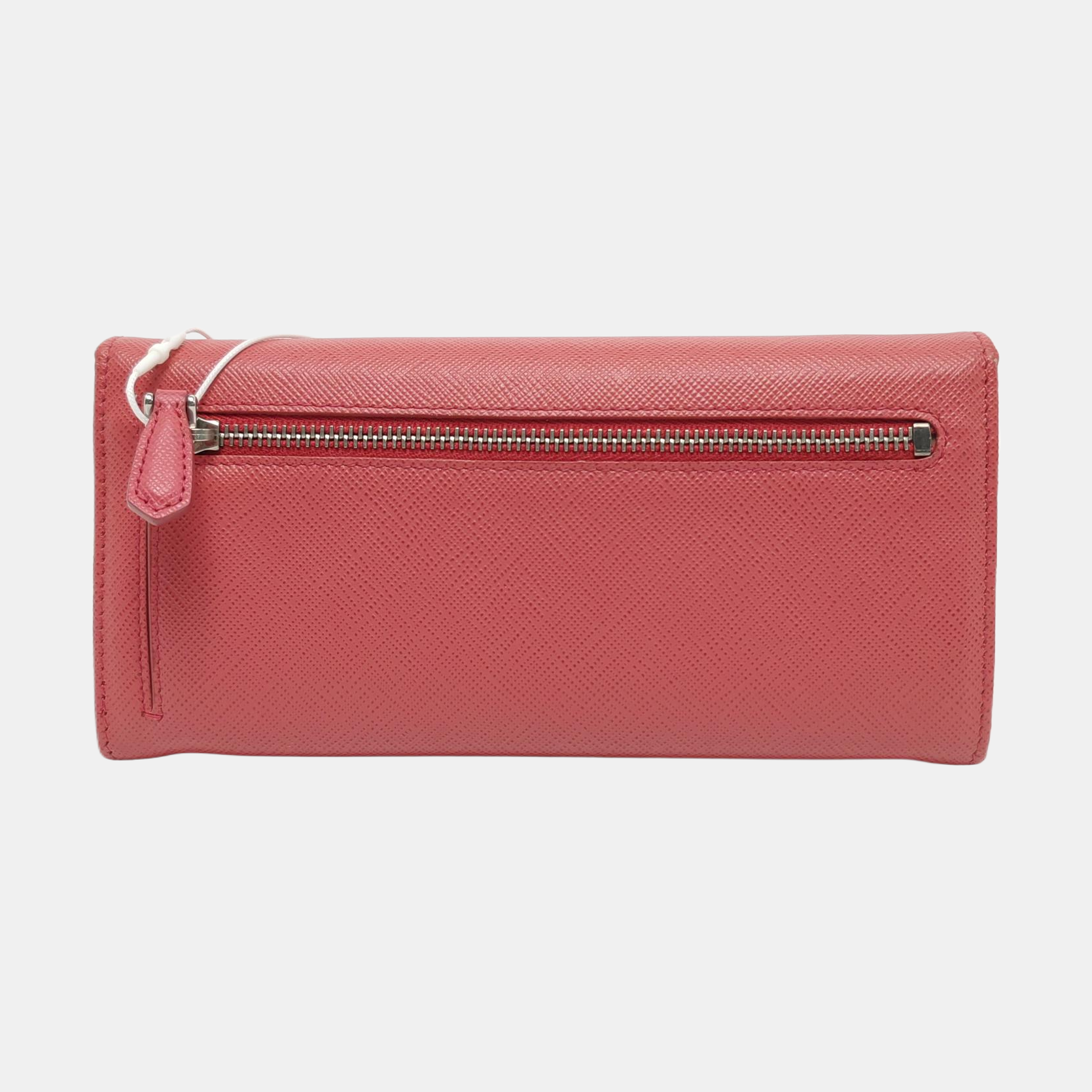 Fold Wallet Saffiano Calfskin Beige Wallet