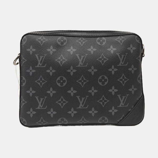 TRIO Monogram Coated Canvas Gray