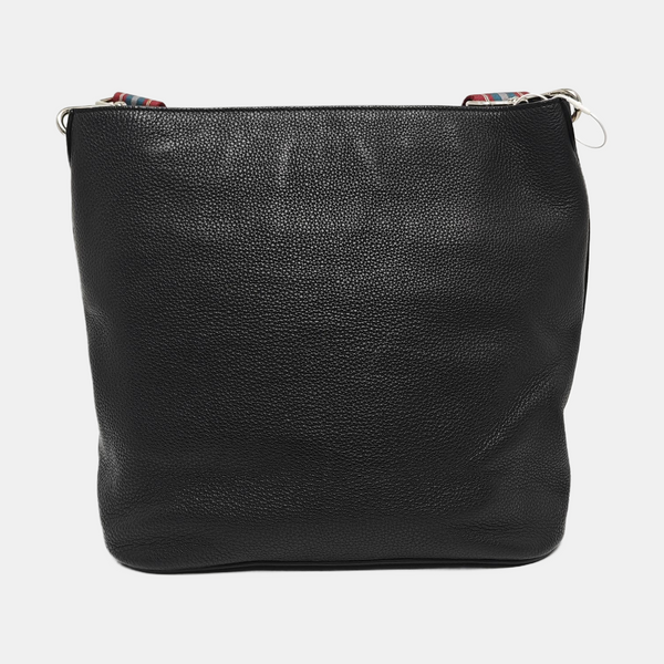 Calfskin Shoulder Bag Black