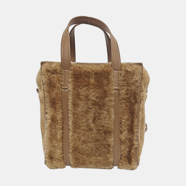 Authenticated pre-owned  Bazar Fur Brown - Tote Bag at Looply
