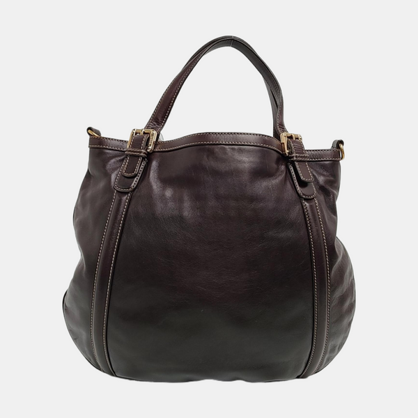 Britt Medium Calfskin Brown