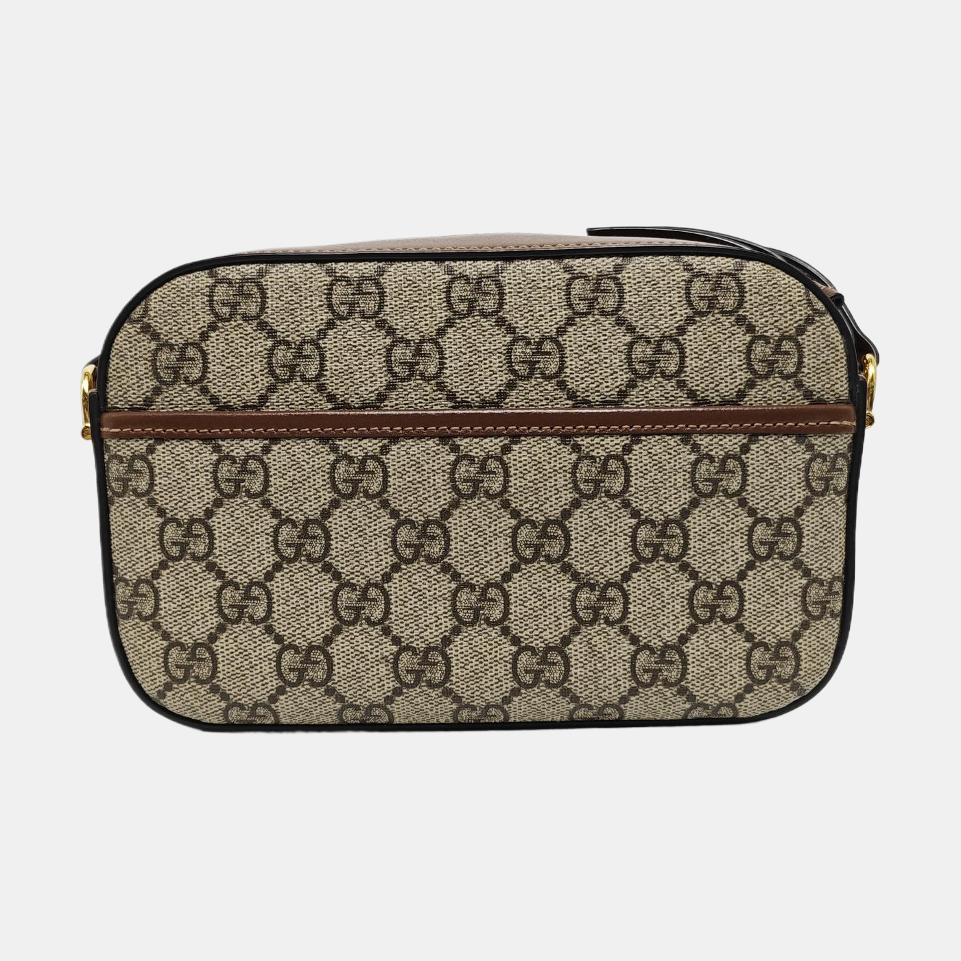 Horsebit 1955 Small Monogram Coated Canvas Beige