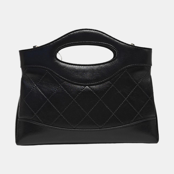 CHANEL 31 Nano Quilted Calfskin Black