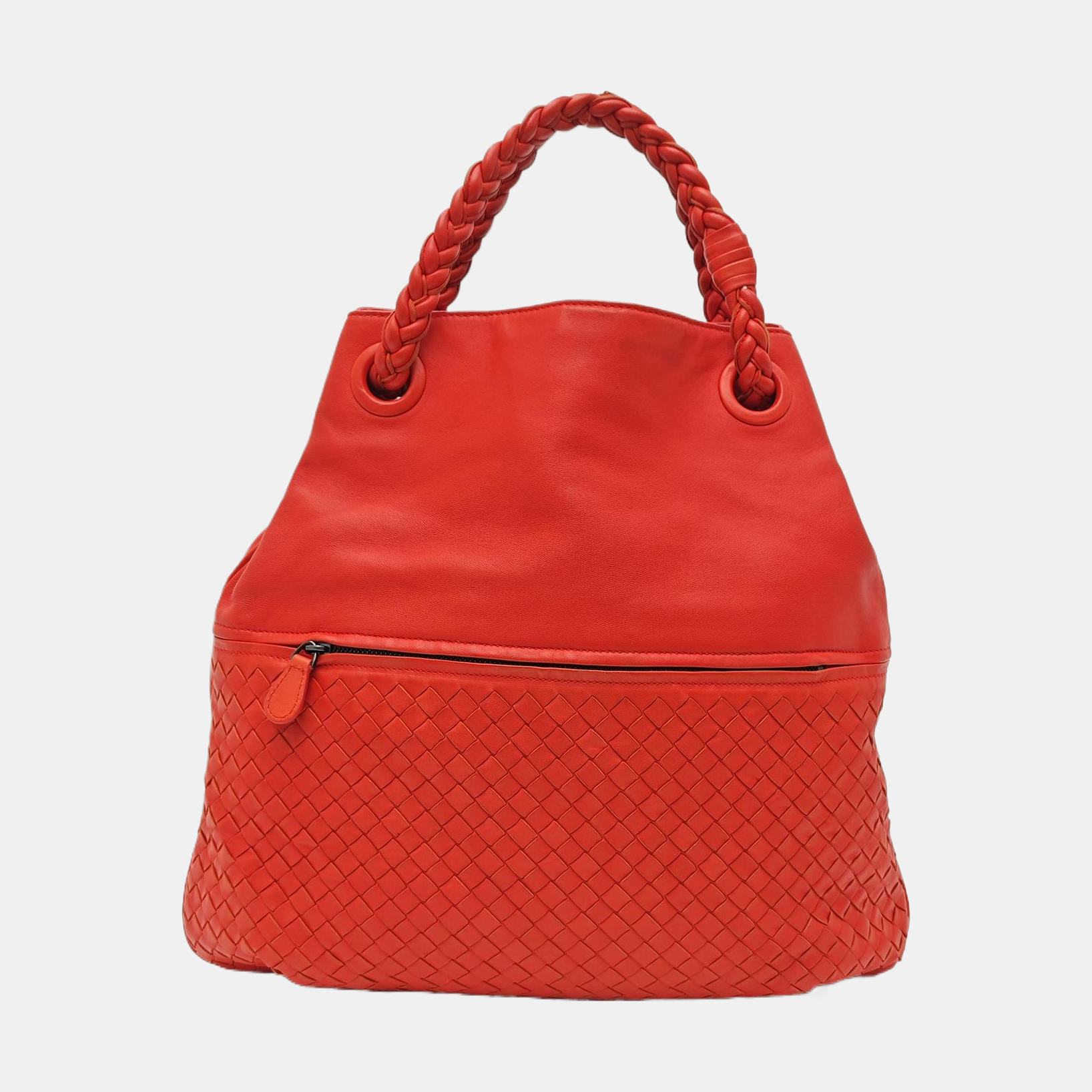 Lambskin Tote Bag Red