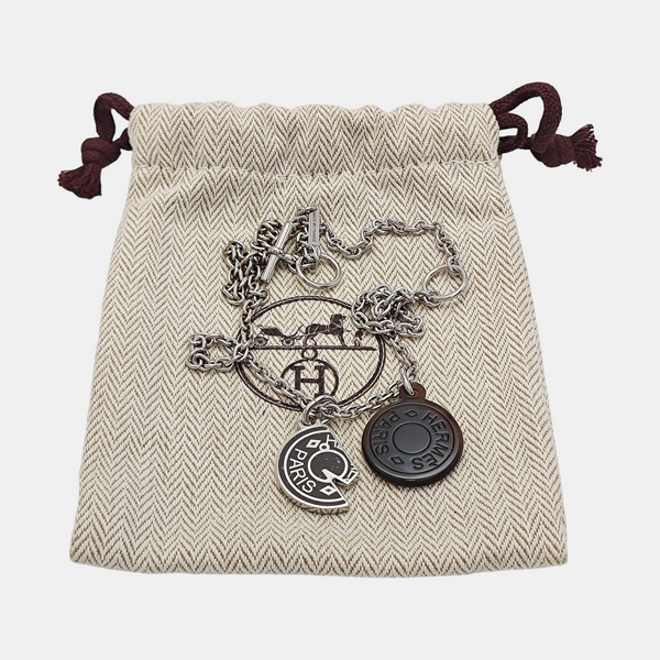 Carrousel Metal Silver Necklace